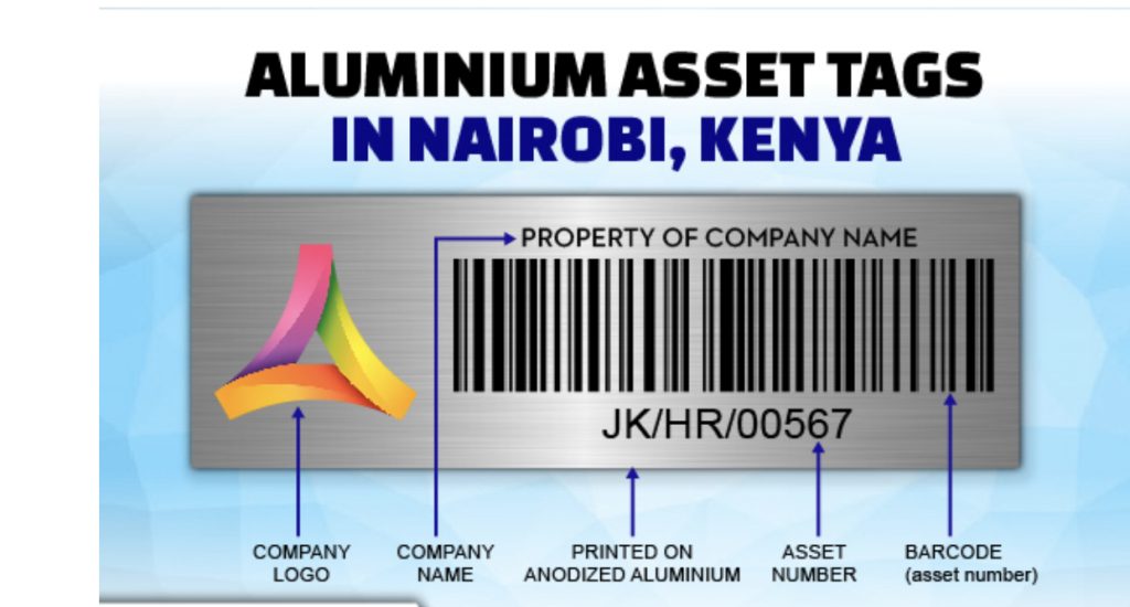 aluminium asset tags in Kenya