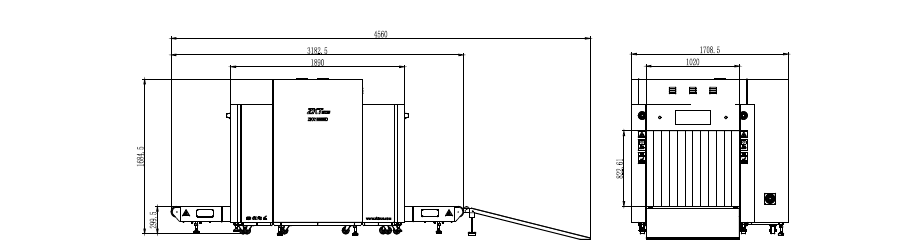 Dual Energy X-Ray Inspection System ZKX10080D