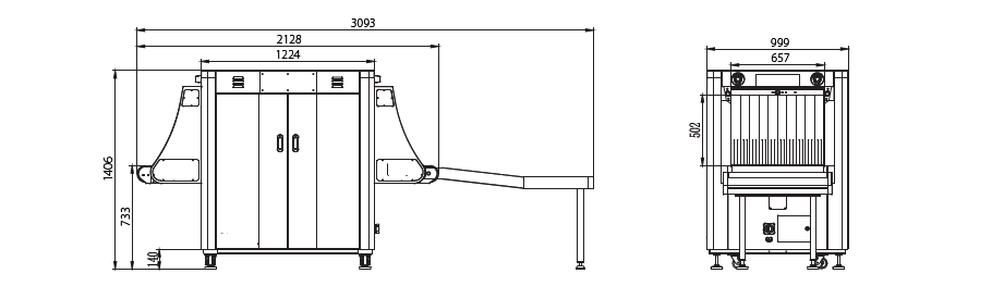 Dual Energy X-Ray Inspection System ZKX6550V