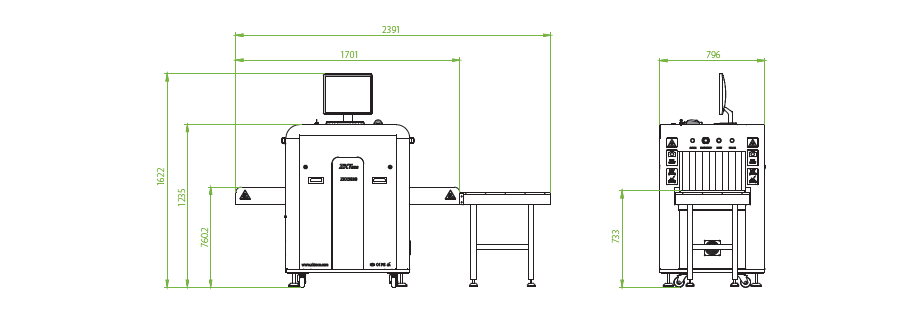 Single Energy X-Ray Inspection System ZKX5030A