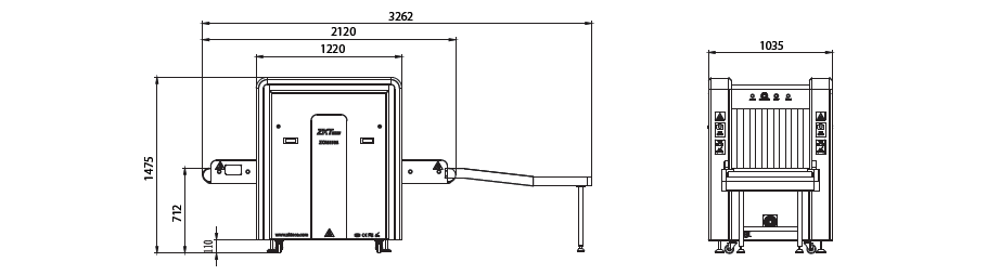 Single Energy X-Ray Inspection System ZKX6550A