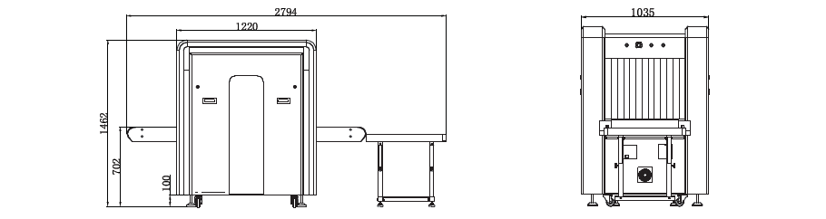 Dual Energy X-Ray Inspection System ZKX6550