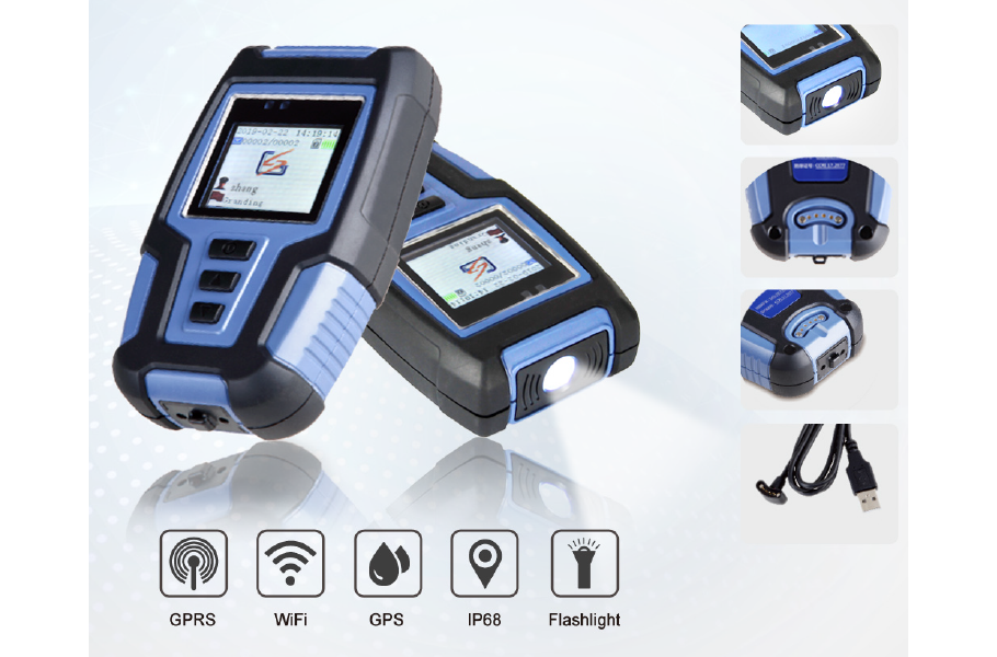 Fingerprint Security Guard Equipment Guard Tour Patrol System With Optional GPRS And GPS GS-9100G-2G